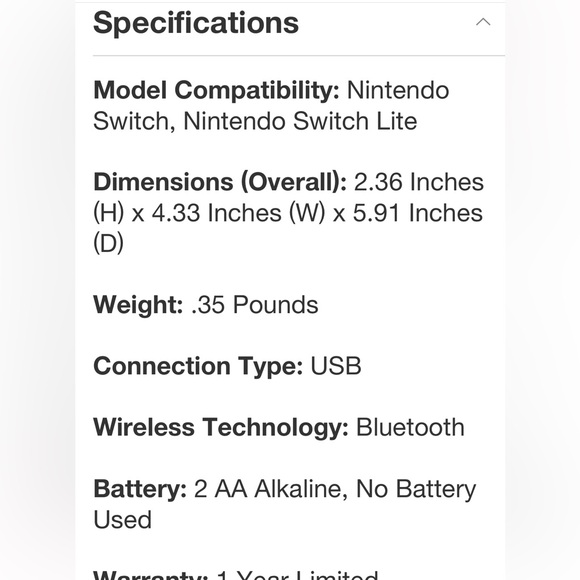 POWERA NWT wireless controller for nintendo switch -super Mario - Picture 14 of 14